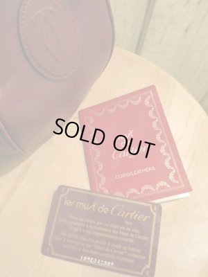 画像12: Cartier　カルティエ マスト　レザー　巾着　ショルダーバッグ