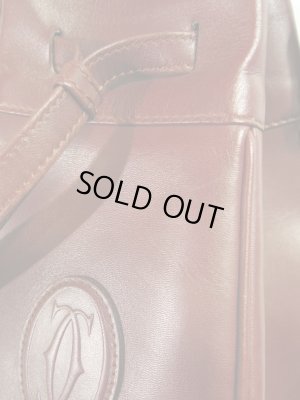 画像5: Cartier　カルティエ マスト　レザー　巾着　ショルダーバッグ