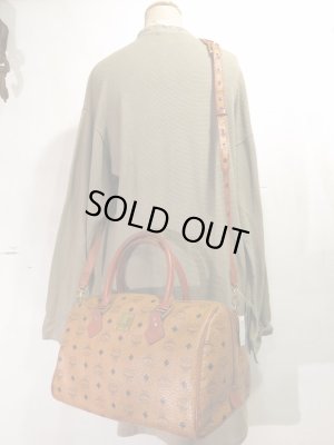 画像2: MCM エムシーエム 2WAY ボストン バッグ ショルダー Mサイズ