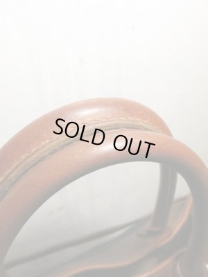 画像8: RALPH LAUREN ラルフローレン レザー×PVC ハンドバッグ ブラックウォッチ