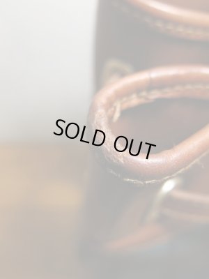 画像5: RALPH LAUREN ラルフローレン レザー×PVC ハンドバッグ ブラックウォッチ