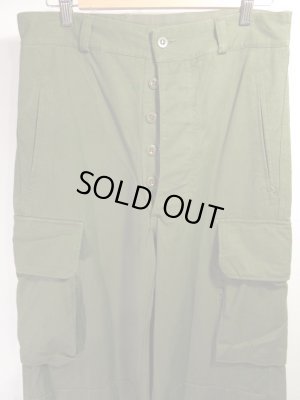 画像2: DEADSTOCK 60's VINTAGE French ARMY M-47 Cargo pants デッド フランス軍 カーゴパンツ ワンウォッシュ