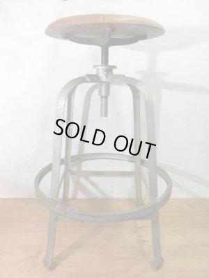 画像2: ＵＳＡ輸入 VINTAGE ビンテージ インダストリアル スツール 工業