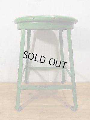 画像2: ＵＳＡ輸入 VINTAGE ビンテージ インダストリアル スツール 工業 ペイント