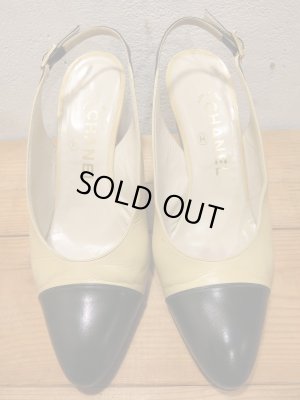 画像2: CHANEL シャネル バイカラー パンプス ハイヒール 