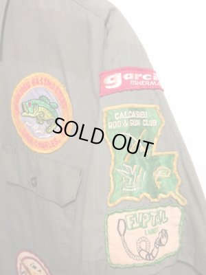 画像6: 70s Vintage FLIPTAIL garcia Heddon fenwick Bass ビンテージ バスフィッシング パッチ シャツ