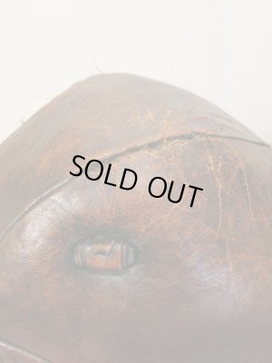 画像5: VINTAGE ビンテージ OMERSA オマーサ レザー スツール ボクサー？ナポリタンマスティフ？