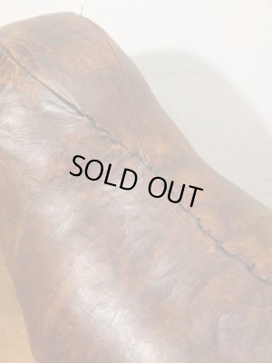 画像6: VINTAGE ビンテージ OMERSA オマーサ レザー スツール ボクサー？ナポリタンマスティフ？