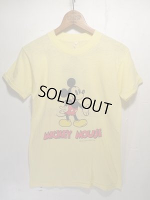 画像1: 80s Vintage MICKEY ビンテージ ミッキー Tシャツ バックプリント！ディズニー