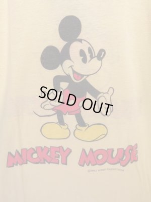 画像2: 80s Vintage MICKEY ビンテージ ミッキー Tシャツ バックプリント！ディズニー