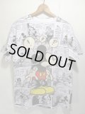 USA製 80s Vintage MICKEY ビンテージ 総柄 コミカライズ ミッキー Tシャツ ディズニー