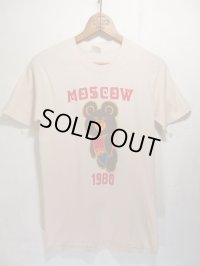 USA製 '80 Vintage MOSCOW OLIMPIC ビンテージ モスクワ オリンピック こぐまのミーシャ Tシャツ