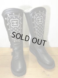 美品！ CHANEL シャネル バイカー ブーツ ココマーク デカココ BOOT