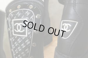 画像4: 美品！ CHANEL シャネル バイカー ブーツ ココマーク デカココ BOOT