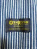 画像3: USA製 OSH KOSH over all オシュコシュ ヒッコリー オーバーオール (3)