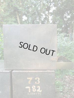 画像7: USA輸入 VINTAGE ビンテージ ステンシル メタル ロッカー SQUIRRELS