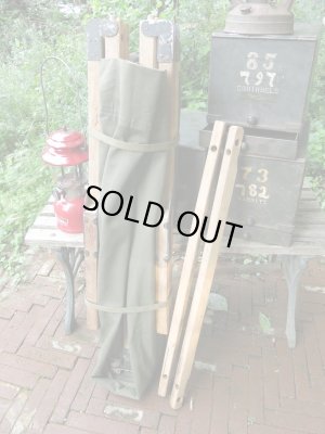 画像2: 40s VINTAGE US Army COT FOLDING CANVAS アメリカ軍 ビンテージ コット