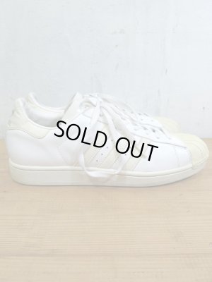 画像3: adidas アディダス SUPER STAR スーパースター 白ベージュ size10ハーフ