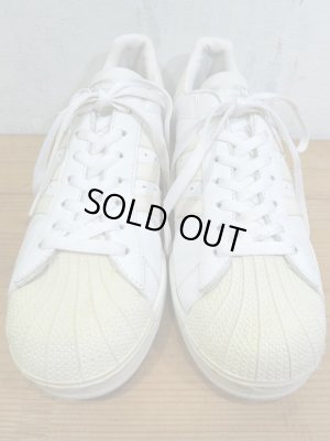 画像2: adidas アディダス SUPER STAR スーパースター 白ベージュ size10ハーフ