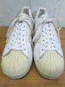 画像2: adidas アディダス SUPER STAR スーパースター 白ベージュ size10ハーフ