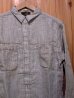 画像1: 半額SALE！\16590→8295！Gypsy & sons Hickory oild Workman Shirts OFF (1)