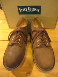 スペシャルSALE！！\３１５００→￥１４９００ ！ STYLE COUNSEL スタイル カウンセル　ラフアウト OXFORD シューズ ブラウン