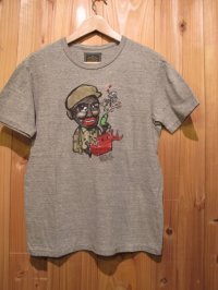 半額ＳＡＬＥ！￥１２３９０→￥６１９５！　Gypsy & sons Vagrant-T 杢グレー 黒人