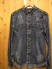 画像1: SALE！\20790→￥１００００！ Gypsy & sons 8oz DENIM WORKMAN SHIRT BLUE (1)