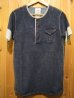 画像1: ＳＡＬＥ！送料・代引き手数料無料！定価￥１３６５０→￥９５００！　Gypsy & sons Indigo Henleyneck T-shirts インディゴ（濃） (1)