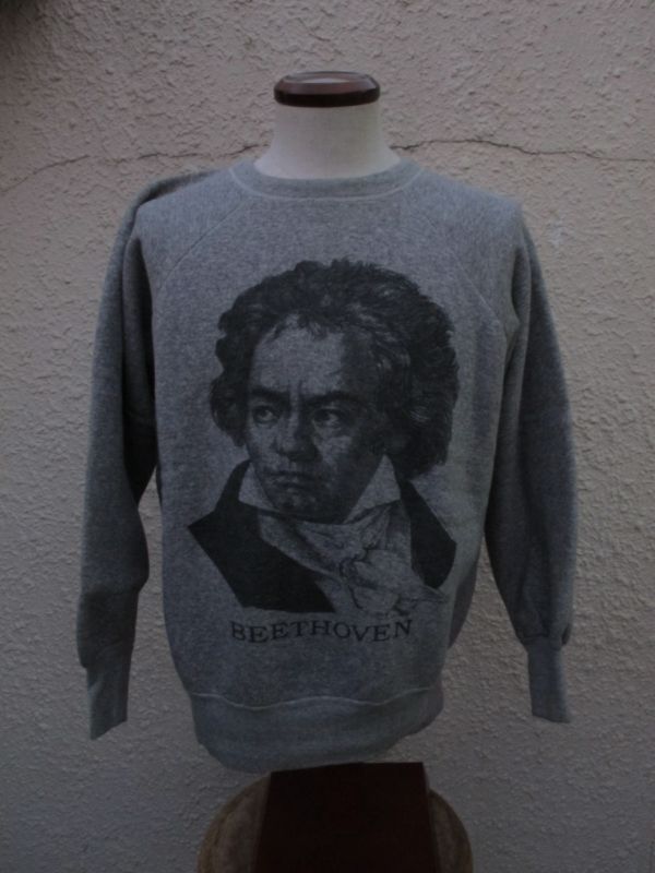 送料無料！60s VINTAGE ベートーベン スウェット BEETHOVEN SWEAT SPRUCE - hummingbird