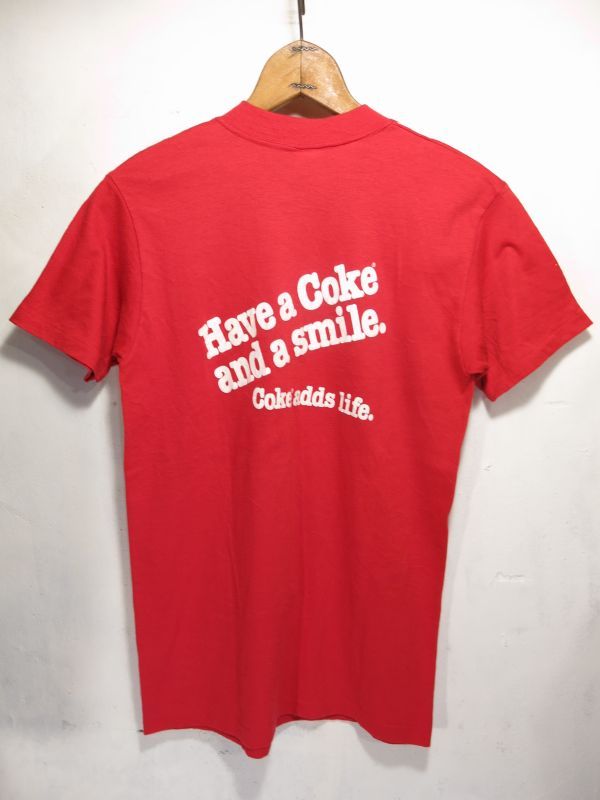 80s Vintage Coca-Cola コカコーラ 中国語 可口可禾 Tシャツ STEDMAN製 - hummingbird