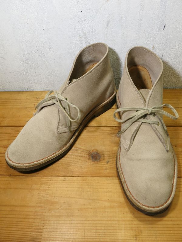 イギリス製 Clarks クラークス チャッカーブーツ スウェード size7 - hummingbird