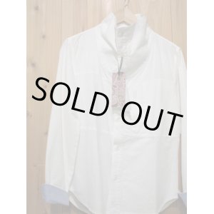 画像: SALE！！定価￥１０２９０！ LAMOND スタンドネックシャツ　WHITE