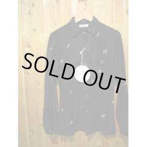 画像: 半額SALE！！\18900 → \9450！SHANANA MIL US ARMY UTILITY SHIRT (NAVY BODY WHITE EMBROIDERY)