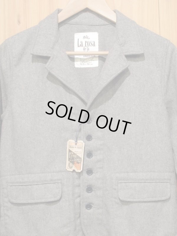 画像2: 半額SALE！！\23100→\11550！ La rosa de la fabrica penguin jacket GRAY