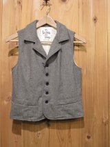 画像: スペシャルSALE！！\１４７００→\６９００ ！ La rosa de la fabrica wool vest gray