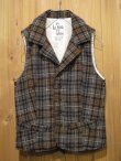 画像2: スペシャルSALE！！\１４７００→\６９００ ！ La rosa de la fabrica wool check vest GRAY