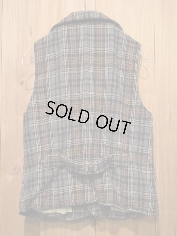 画像5: スペシャルSALE！！\１４７００→\６９００ ！ La rosa de la fabrica wool check vest GRAY