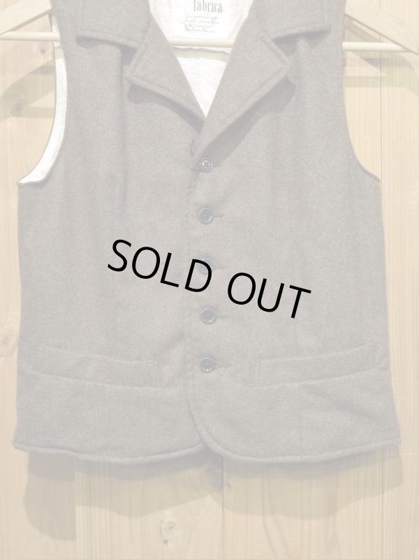 画像3: 半額SALE！！\１４７００→\７３５０ ！  La rosa de la fabrica wool vest brown