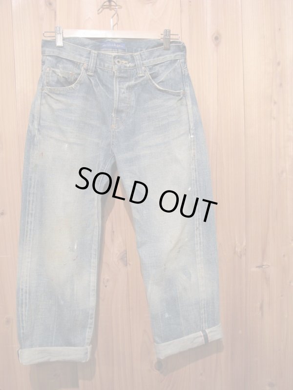 画像1: 半額SALE！！\27300→\13650！La rosa de la fabrica cropped denim pants light