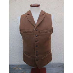 画像: スペシャルSALE！！ \22890→\９９００！Gypsy & sons WC シェパード ベスト brown