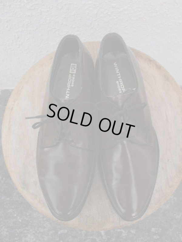 画像1: 送料無料！超美品　60's 70's WINTHROP SHOES Uチップ ドレス　シューズ