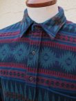 画像2: USA製 70's PENDLETON ペンドルトン LOBO ネイティブ柄 シャツ 