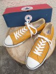 画像1: USA製 デッドストック CONVERSE コンバース ALL STAR LOW オールスター GOLD LEATHER ゴールドレザー