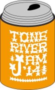 画像5: Tシャツ色Oatmeal 限定２００セット！TONE RIVER JAM'14 スペシャルセット\6300→¥5000！(入場券＆１ドリンク＆Tシャツ色Oatmeal＆タオル＆缶クージー) 