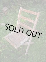 画像: SALE！￥９８００→￥６５００！ＵＳＡ輸入 VINTAGE ホールディング チェア 折りたたみ椅子 paintB