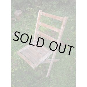 画像: SALE！￥９８００→￥６５００！ＵＳＡ輸入 VINTAGE ホールディング チェア 折りたたみ椅子 paintB