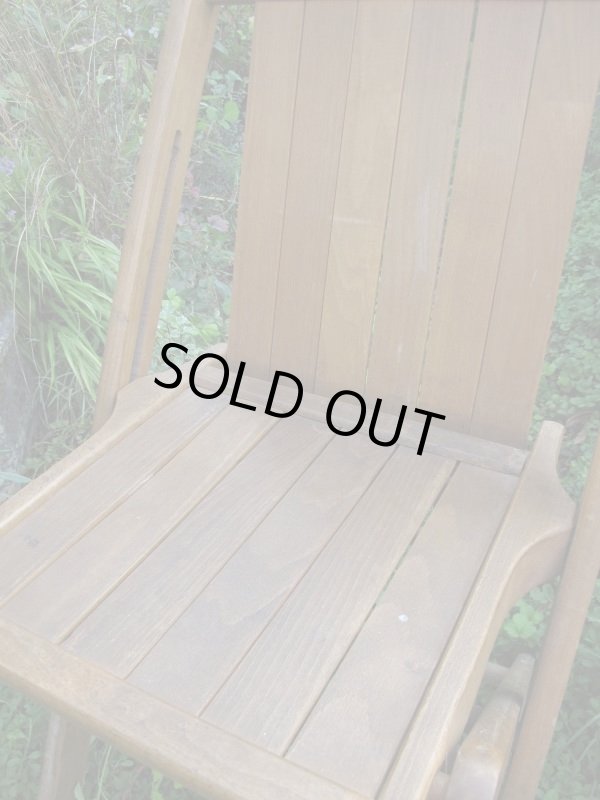 画像3: SALE！￥９８００→￥６５００！ＵＳＡ輸入 VINTAGE ホールディング チェア 折りたたみ椅子 H