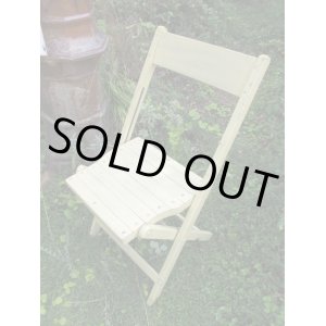 画像: SALE！￥９８００→￥６５００！ＵＳＡ輸入 VINTAGE ホールディング チェア 折りたたみ椅子 G