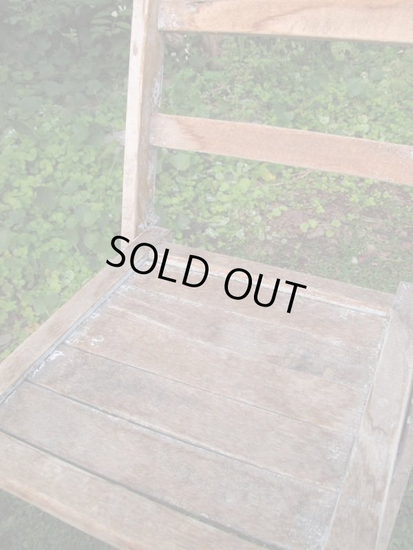 画像3: SALE！￥９８００→￥６５００！ＵＳＡ輸入 VINTAGE ホールディング チェア 折りたたみ椅子 paintB